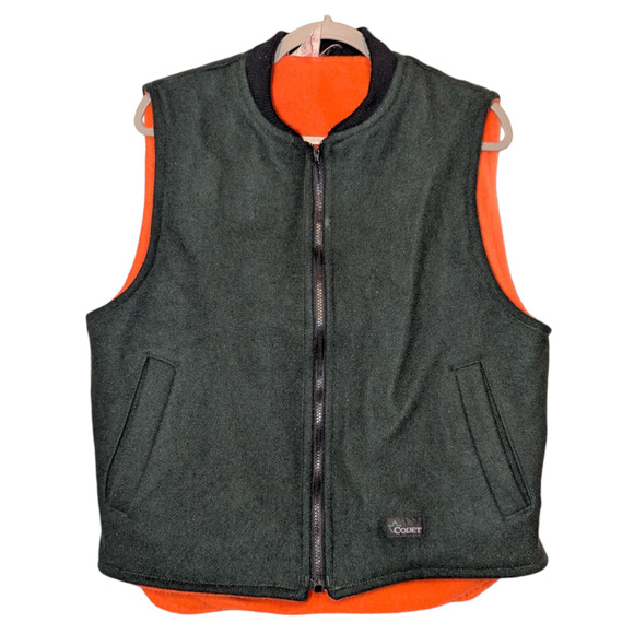 80s Full-zip Codet Wool Hunting Vest - Picture 1 of 7